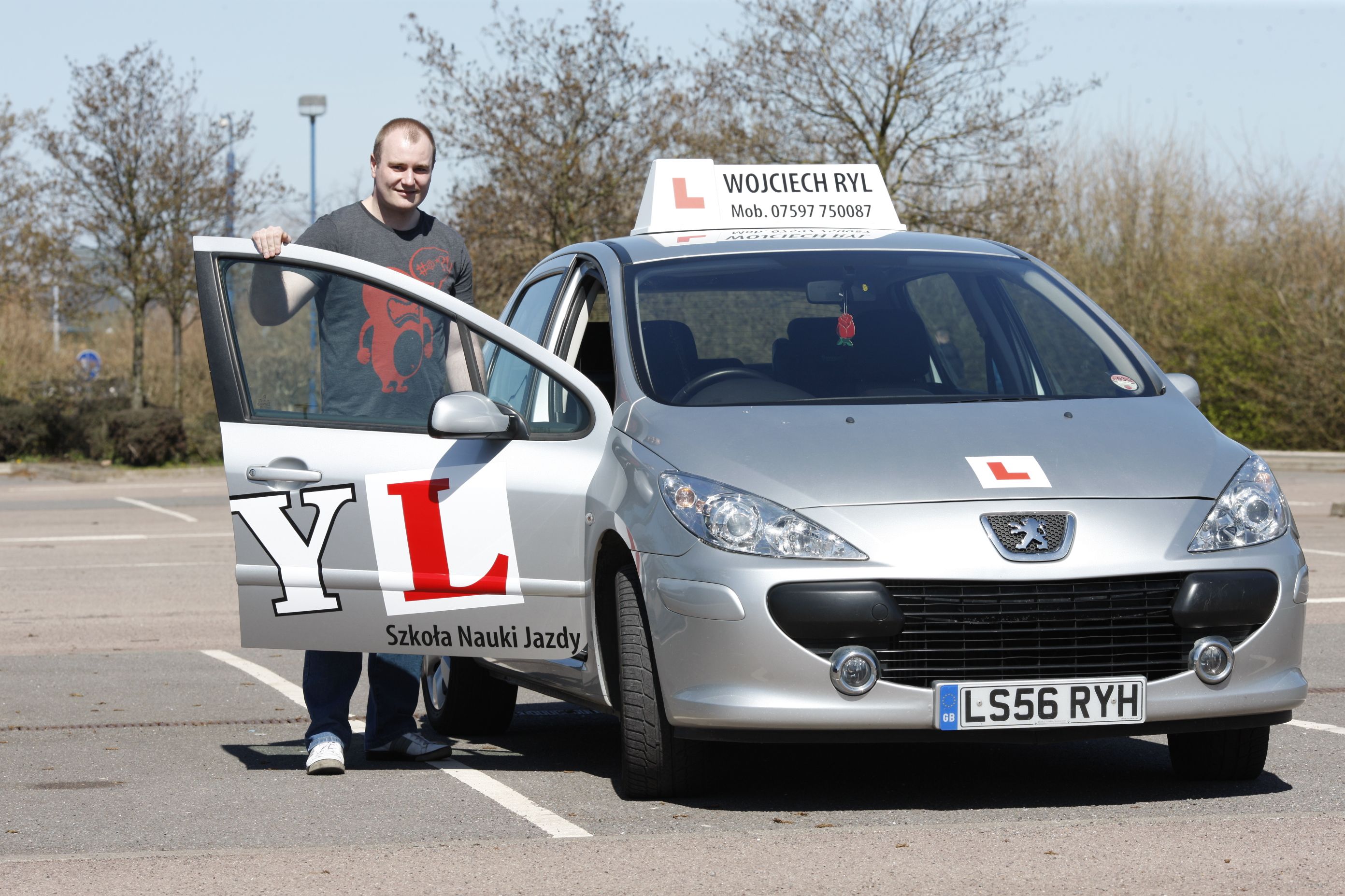 nauka jazdy bez ramki